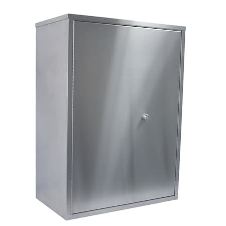 Omnimed Dbl Door Ex-Large SS Narcotic Cabinet (30"HX22"WX12"D) 181683